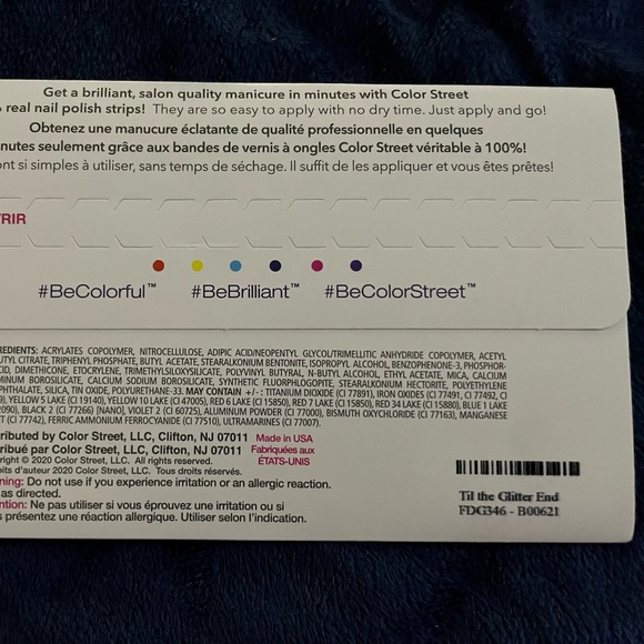 Color Street Nail Polish Strips| Till the Glitter End - Picture 2 of 2